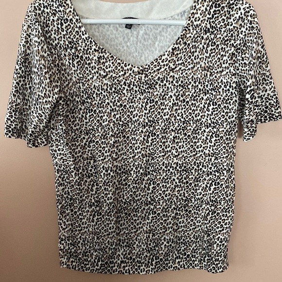 Talbots leopard print top - Picture 1 of 5